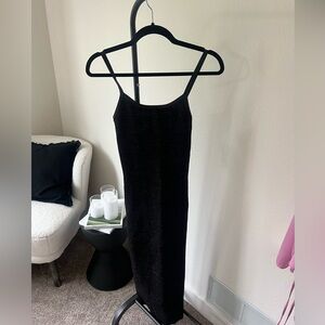 Midnight Black Glitz and Glam Dress from Forever 21 - great for date night